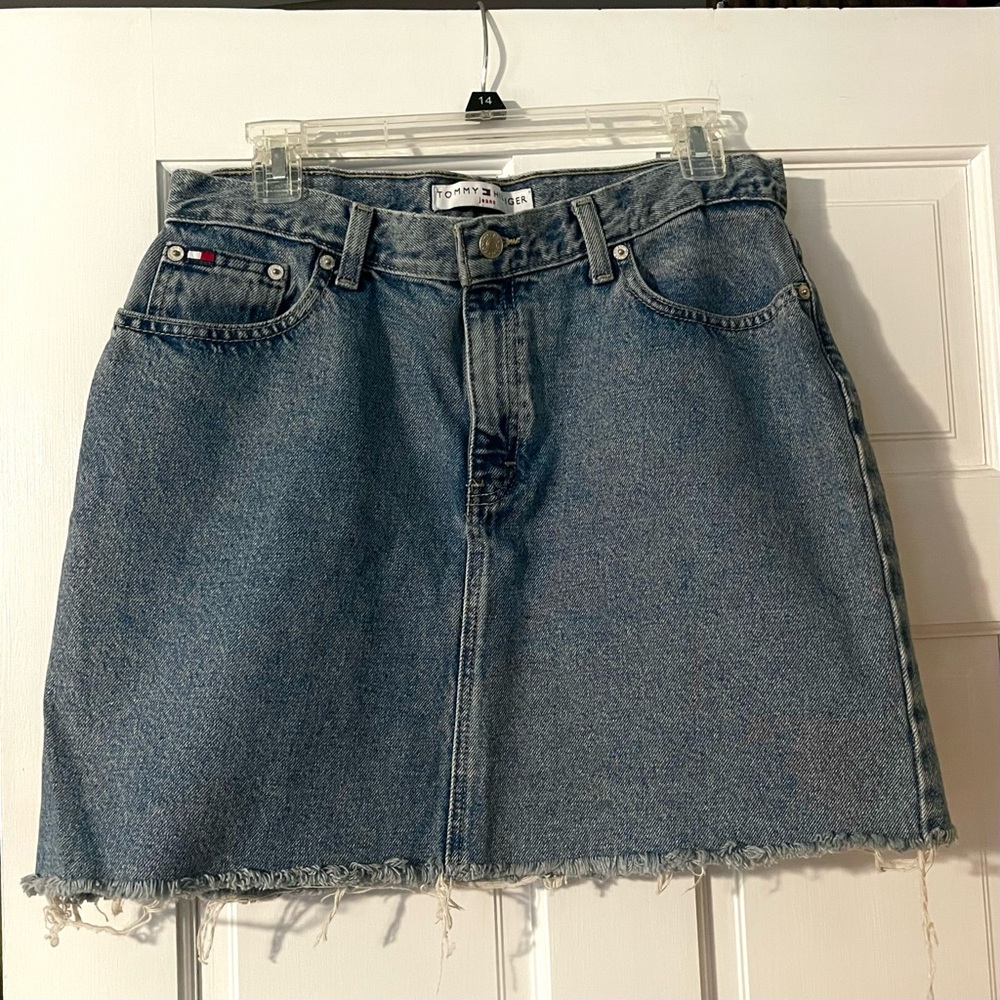 Vintage denim skirt